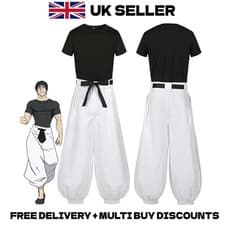 Jujutsu Kaisen Toji Fushiguro Cosplay Costume Set Anime Halloween Outfit