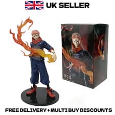 21CM Jujutsu Kaisen Ryomen Sukuna Fuga Fire Action Figure PVC Anime Model Statue