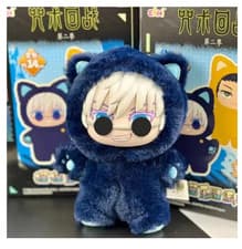 Satoru Gojo EAKI Jujutsu Kaisen Cat Ear Plush Series Figure Confirmed Blind Box