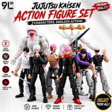 Jujutsu Kaisen Action Figure Set Gojo Sukuna Yuji Yuta Anime Toy Gift UK 3