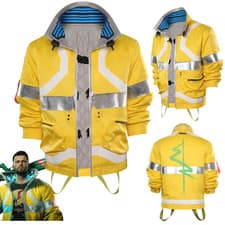 Cyberpunk:Edgerunners David Martinez Jacket Cosplay Costume Anime Zipper Coat