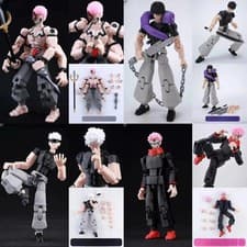 Jujutsu Kaisen 13-in-1 Movable Action Figure Set – Sukuna, Yuji, Yuta, Gojo