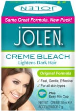 Jolen Creme Bleach Lightens Dark Hair Cream 30ml
