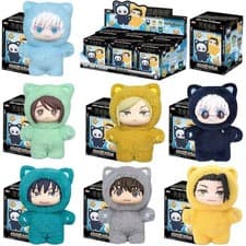 Jujutsu Kaisen Gojo Cat Ear Plush Keychain Soft Anime Collectible Secret Gift UK