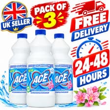 Ace Laundry Bleach Ultra White Floral Bonquet Stain Remover 1L -Pack Of 3