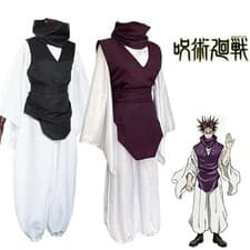 Jujutsu Kaisen Choso Anime Cosplay Full Costume Wig Purple Black Cursed Womb