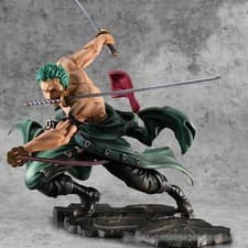 Hot One Piece 10cm Anime Figure GK Roronoa Zoro Three-blade Sa-maximum Manga Ani